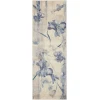 Nourison Home Somerset ST18 Ivory Blue 2 ft. X 5 ft. 9 in. Area Rug