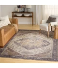 Nourison Vintage Washables Ivory Purple VWS13 9 ft. 10 in. X 13 ft. 2 in. Rect. Rug