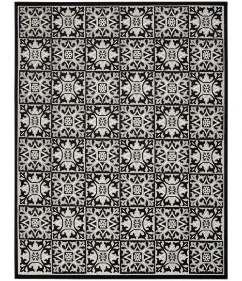 Nourison Aloha Area Rug ALH34 Black White