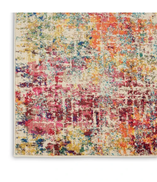 Nourison Celestial Runner Area Rug CES13-Pink/Multicolor