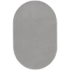 Nourison Home Nourison Essentials NRE01 Silver Grey 6 ft. X 9 ft. Oval Area Rug