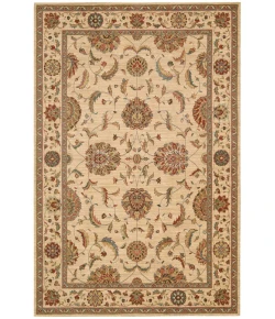 Nourison Home Living Treasures LI04 Ivory 5 ft. 6 in. X 8 ft. 3 in. Area Rug