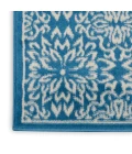 Nourison Jubilant Runner Area Rug JUB06-Ivory/Blue