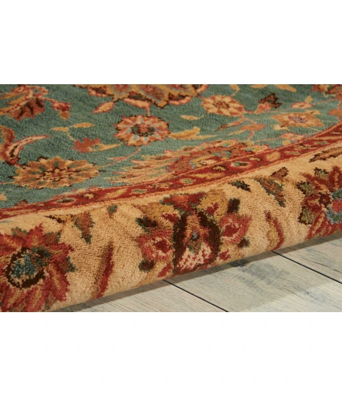 Nourison Living Treasures Round Area Rug LI05-Aqua