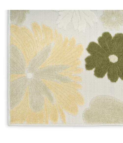 Nourison Aloha Ivory Green ALH42 2 ft. 8 in. X 4 ft. Rect. Rug