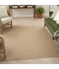 Nourison Washable Jute Natural WSJ03 5 ft. X 7 ft. Rect. Rug