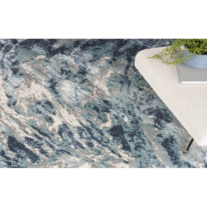 Nourison American Manor Blue Ivory AMR03 7 ft. 10 in. X 9 ft. 10 in. Rectangle Rug