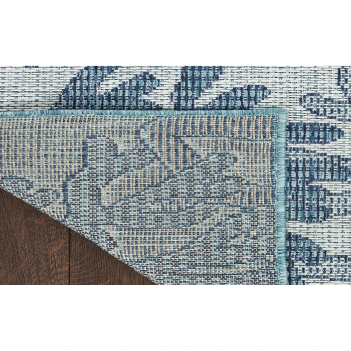 Nourison Garden Oasis Blue GOA05 3 ft. X 5 ft. Rectangle Rug
