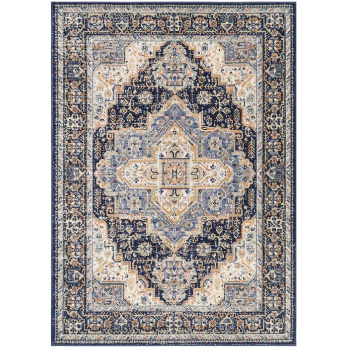 Nourison Nourison Essentials Persian Navy NRE07 6 ft. X 9 ft. Rect. Rug