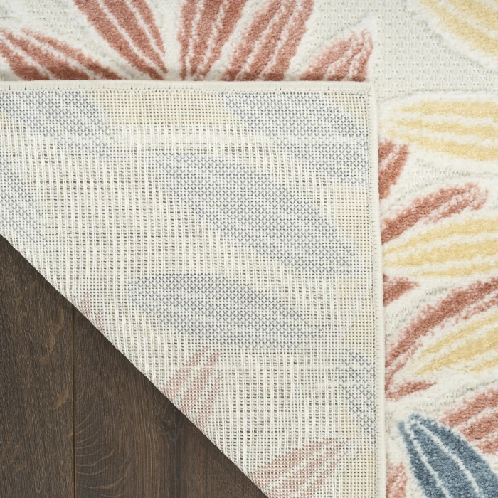Nourison Aloha Ivory Blue ALH18 9 ft. X 12 ft. Rect. Rug