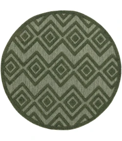 Nourison Home Versatile NRV01 Green 4 ft. Round Area Rug