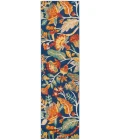 Nourison Allur Area Rug ALR09-Navy Multicolor