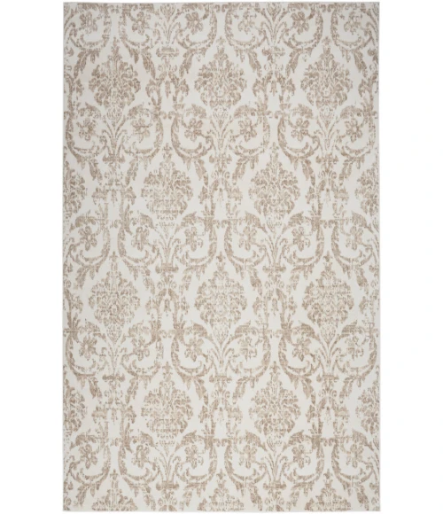 Nourison Jubilant Ivory Beige JUB09 7 ft. 10 in. X 9 ft. 10 in. Rectangle Rug