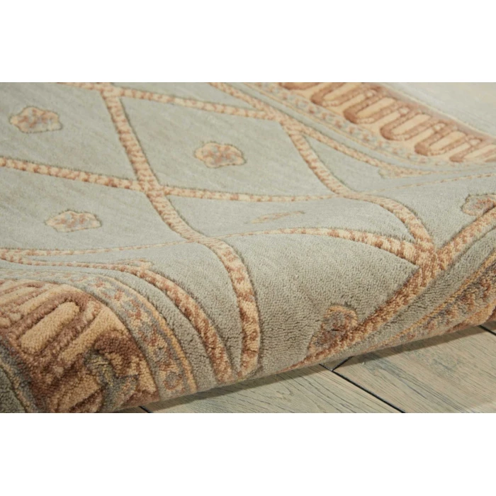 Nourison Home Ashton House Blue AS03 5ft.6in. x Round Round Rug