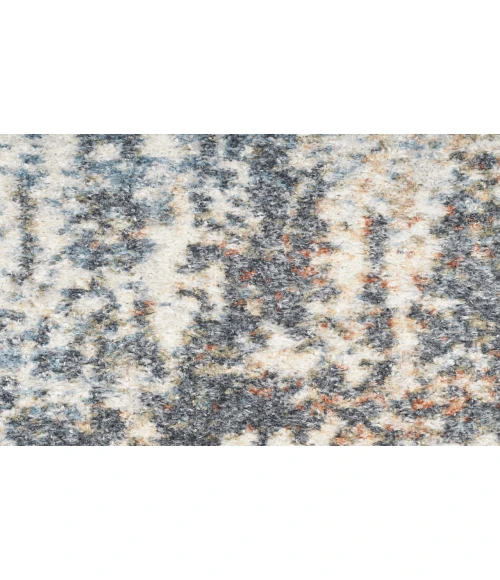 Nourison Astra Machine Washable Multicolor ASW07 5 ft. 3 in. Round Rug