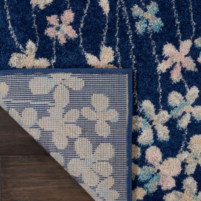 Nourison Tranquil Runner Area Rug TRA04-Navy
