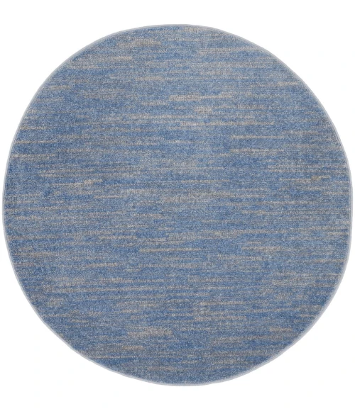Nourison Essentials Area Rug NRE01-Blue/Grey
