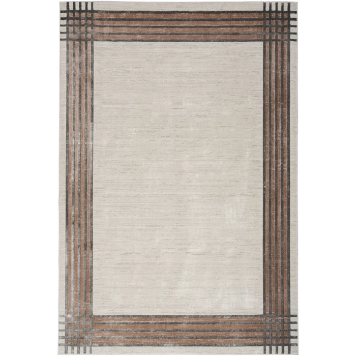 Nourison Desire Area Rug DSR01 Ivory/Silver