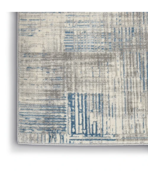Nourison Solace Area Rug SLA03-Ivory/Grey/Blue