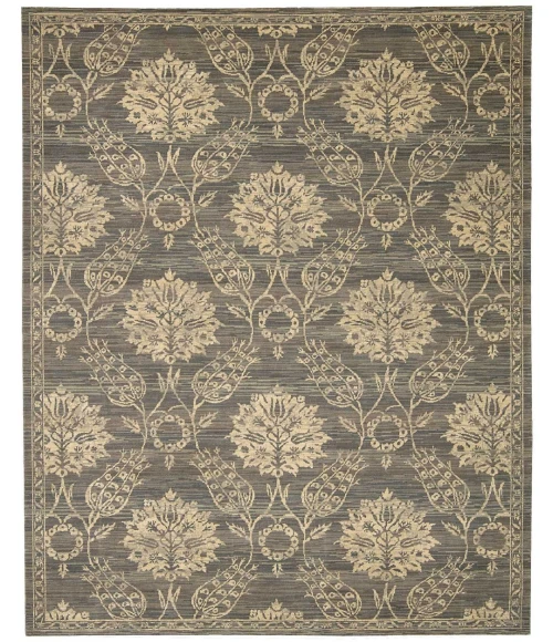 Nourison Silk Elements Area Rug SKE31-Graphite