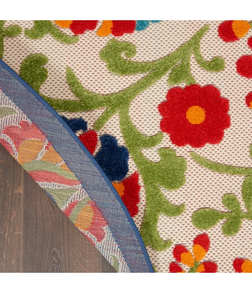 Nourison Aloha Round Area Rug ALH17-Multicolor