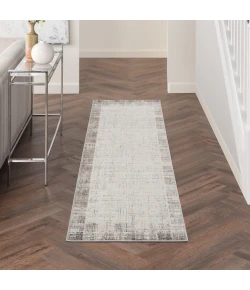 Nourison Home Elation ETN05 Ivory Grey 2 ft. 3 in. X 7 ft. 6 in. Area Rug