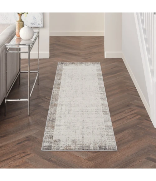 Nourison Elation Area Rug ETN05-Ivory Grey