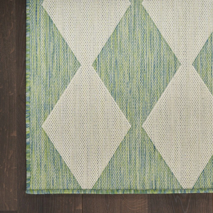 Nourison Positano Blue Green POS04 12ft. x 15ft. Rect. Rug