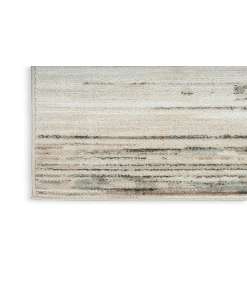 Nourison Serenity Home Ivory Beige SRH03 5 ft. 3 in. X 7 ft. 3 in. Rectangle Rug