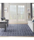 Nicole Curtis Machine Washable Series 1 Area Rug SR107 Navy