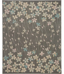 Nourison Home Tranquil TRA04 Grey Beige 8 ft. X 10 ft. Area Rug