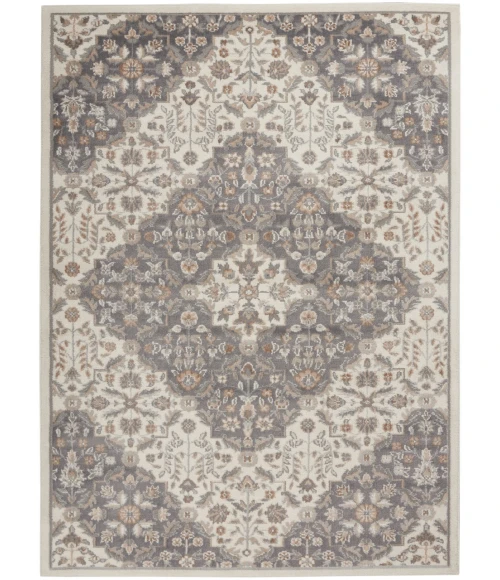 Nourison Elation Area Rug ETN08-Ivory Grey