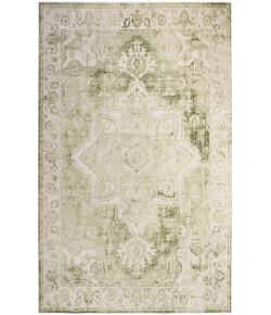 Nourison Home Astra Machine Washable ASW12 Ivory Green 6 ft. 7 in. X 9 ft. Area Rug