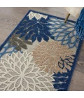 Nourison Aloha Area Rug ALH05-Blue/Multicolor
