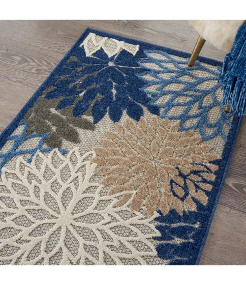Nourison Aloha Area Rug ALH05-Blue/Multicolor