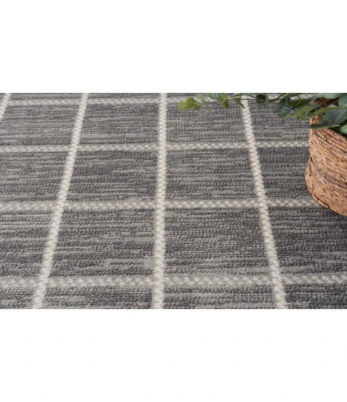 Nourison Serenity Home Grey Ivory SRH05 9 ft. X 12 ft. Rectangle Rug