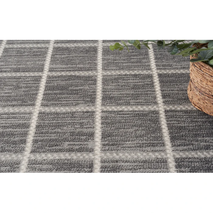 Nourison Serenity Home Grey Ivory SRH05 9 ft. X 12 ft. Rectangle Rug