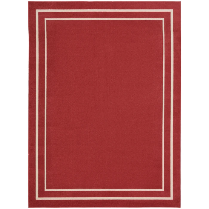 Nourison Nourison Essentials Area Rug NRE02 Brick/Ivory
