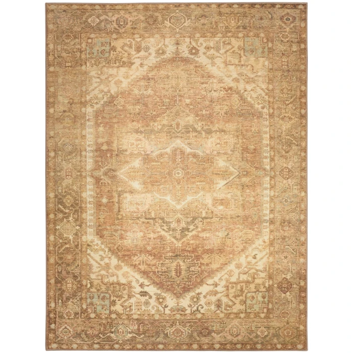 Nourison Vintage Washables Gold VWS14 9 ft. 10 in. X 13 ft. 2 in. Rect. Rug