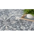 Nourison Astra Machine Washable Dark Blue ASW16 4 ft. X 6 ft. Rectangle Rug