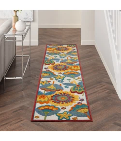 Nourison Home Aloha ALH25 Multicolor 2 ft. 3 in. X 12 ft. Area Rug