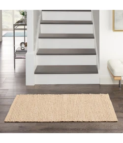 Nourison Home Natural Jute NJT01 Bleached 2 ft. X 3 ft. Area Rug