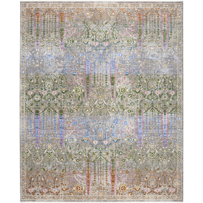 Nourison Home Vintage Harmony Blue VHH01 9ft.10in. x 13ft.1in. Rect. Rug