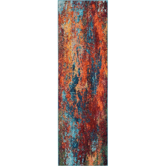 Nourison Celestial Runner Area Rug CES08-Atlantic