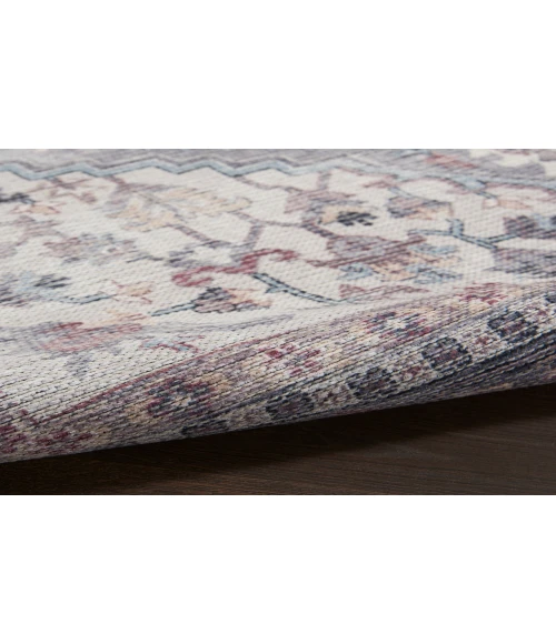 Nicole Curtis Machine Washable Series 1 Grey SR104 3 ft. X 5 ft. Rectangle Rug