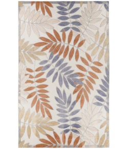 Nourison Home Aloha ALH18 Blue Mocha 7 ft. 10 in. X 10 ft. 6 in. Area Rug