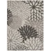 Nourison Home Aloha ALH05 Silver Grey 9 ft. 6 in. X 13 ft. Area Rug