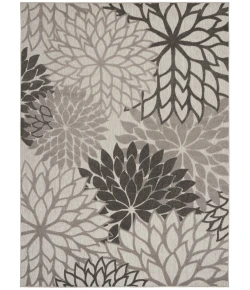 Nourison Home Aloha ALH05 Silver Grey 9 ft. 6 in. X 13 ft. Area Rug