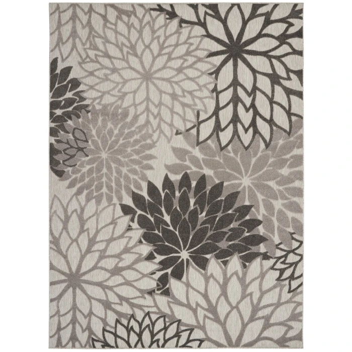 Nourison Aloha Area Rug ALH05-Silver Grey