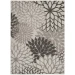 Nourison Home Aloha ALH05 Silver Grey 9 ft. 6 in. X 13 ft. Area Rug